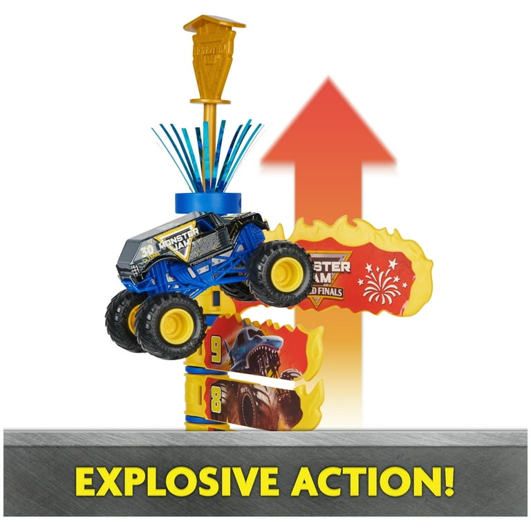 Monster Jam World Finals Big Air Challenge Playset with Monster Truck  Vehicle, For Ages 3 and up (Walmart Exclusive)