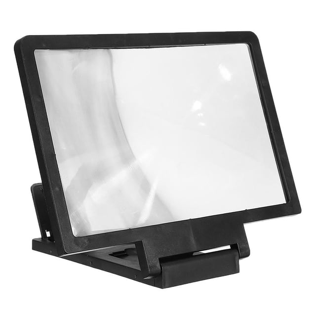 75 Inch 3D Magnifier Desktop Phone Holder with High-Definition Mobile Screen Amplifier for Enhanced Viewing Experience