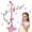 Pink, variant on Aijohnny Kid Microphones,Karaoke Machine Toys Set with Adjustable Microphone Stand,Muscial Instrcument Toys Gifts for 1-8 Year Old