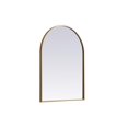 thumbnail image 5 of Metal Frame Arch Mirror 22x30 Inch in Brass, 5 of 10