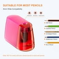 Bonsaii Electric Pencil Sharpener Battery Powered Sharpener for Home