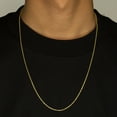 thumbnail image 6 of 14K Yellow Gold Solid Diamond Cut Rope Chain Necklace (1.5mm, 18"), 6 of 6