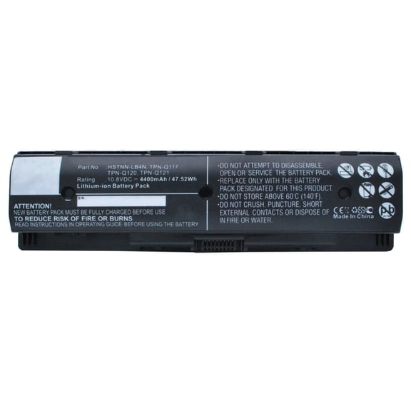 Batteries N Accessories BNA-WB-L4604 Laptops Battery - Li-Ion, 10.8V, 4400 mAh, Ultra High Capacity Battery - Replacement for HP 709988-421 Battery