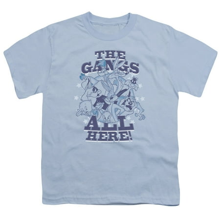 blue looney tunes shirt