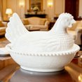 thumbnail image 5 of Shelf Accent Covered Bowl, Chicken Figurine Container for Sideboard Entry Console Styling, Small Keeper Curio with Cover, 5 of 9