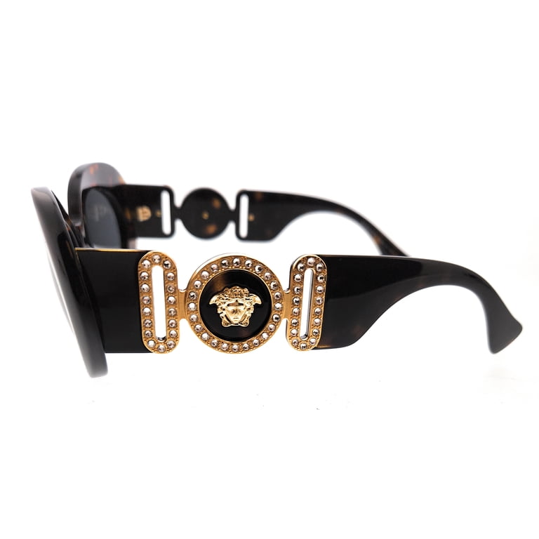 Versace VE 4426BU Plastic Womens Oval Sunglasses Havana 54mm  display picture 3