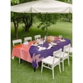 thumbnail image 4 of Outdoor Tablecloths with Umbrella Hole & Zipper, Japanese Rectangle Tablecloth 60x120 Inch, Nature Mountain Sun Blossoms Cherry Scenery Waterproof Table Cloth, Patio/Pool/Picnic Table Covers, 4 of 8