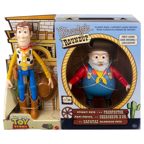 Disney Pixar Toy Story Woody's Round-Up Classic Pack Action