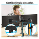 thumbnail image 5 of "Soporte De Monitor Mountup De Doble Brazo Para 13-32 Belug,  Negro ", 5 of 5