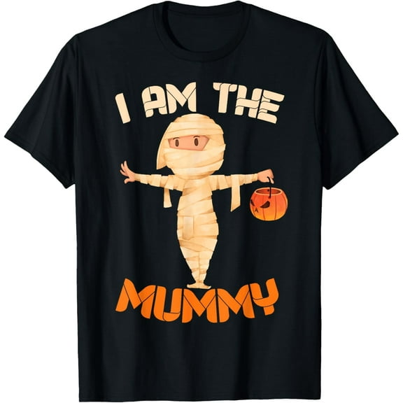 I Am The Mummy Shirt Matching Halloween Costume Mom T-Shirt