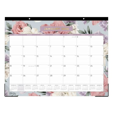 2026 Blue Sky Monthly Desk Pad Calendar, 22" x 17", Tula, January To December, 144086