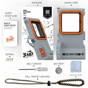 SHELLBOX 3rd Generation Universal Phone Diving Case Waterproof Diving Housing Underwater Phone Cover