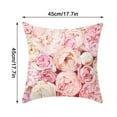 Outdoor Pillows 24x24 Peach Silk Pillowcase Decorative Pillows for