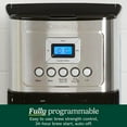 thumbnail image 3 of 14-Cup Coffee Maker, Programmable PerfecTemp Glass Carafe Coffee Machine with 1-4 Cup Setting, Brew Strength Control and Pause, Stainless Steel, 3 of 6