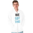 thumbnail image 3 of We Got This Religious Jesus Christ Zip Up Hoodie Men's Women's Brisco Brands S, 3 of 6