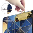 thumbnail image 6 of FORMRS Acrylic Clipboard with Low Profile Clip Standard A4 Letter Size, 12.5" x 9", Blue Geometric Pattern, 6 of 8