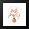 thumbnail image 2 of Popp, Grace 20x20 Black Modern Framed Museum Art Print Titled - Peachy Keen II, 2 of 5