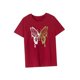 thumbnail image 5 of Camiseta para mujer con cuello redondo, camiseta básica para viaje de camping, regalo del día de San Valentín S, 5 of 7