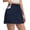 Navy Blue, variant on Skorts for Women with Pockets Athletic Skort High Waisted Hiking Cargo Golf Travel Skirts Water Resistant UPF 50+ Black XL