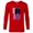 New Red, variant on Disney Aladdin Jafar 92 Purple Jersey - Long Sleeve T-Shirt for Men - Customized-Athletic Heather