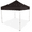 Black, variant on Impact Canopy 10 x 10 Instant Pop Up Canopy Tent, Commercial Grade Aluminum Frame, Roller Bag, White