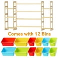 thumbnail image 5 of SpaceAid Toy Storage Organizer with 6 Shelves and 12 Bins, Multicolor, 5 of 7