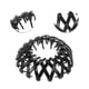 thumbnail image 5 of Garras de nido de pájaro de moda, clips para el cabello para mujeres, 1 pieza negra, 5 of 5