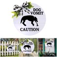 thumbnail image 2 of Spring Cat Warning Door Hanging Decoration Welcome Sign English Alphabet Doorplate Unique Holiday Ornament, 2 of 7