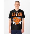 thumbnail image 1 of 220g Weight, 100% Cotton, Soft and Breathable Men's Retro Hip Hop Street Casual T-Shirt - Trendy Graphic Print Tees for Summer - High-Quality, Comfortable, and Versatile Short Sleeve Tops wi, 1 of 7
