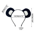thumbnail image 2 of Uxgjfwu Soft Movable Cute Bear Ear Headband, Fuzzy Funny Design, Decorative Hair Accessory for Festivals, Parties, Celebrations And Photo Use, 2 of 8