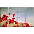 thumbnail image 2 of Coquelicots Rouges Enflammés - Impression sur Toile Florale, 2 of 3