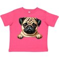 thumbnail image 3 of Inktastic Cute Pug Boys or Girls Toddler T-Shirt, 3 of 5