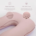 thumbnail image 7 of Pharmedoc Pregnancy Pillow, U-Shape Full Body Pillow and Maternity Support - Support for Back, HIPS, Legs, Belly for Pregnant Women (Cotton Candy), 7 of 7