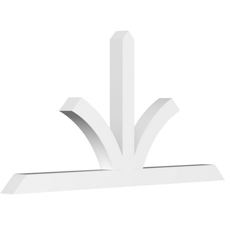 

72 W x 36 H x 4 D x 4 F 12/12 Pitch Richland Architectural Grade PVC Gable Bracket