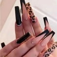 thumbnail image 3 of Uñas postizas Coffin Press on Nails Cubierta completa Uñas postizas para mujeres y niñas (3 cajas de 24 cada una) Adepaton BST2001842-4, 3 of 6