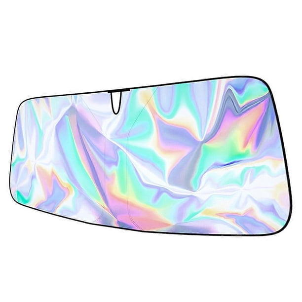 Windshield Sun Shade For Car Windshield Silver 145x80cm Glare Reduction 1Set