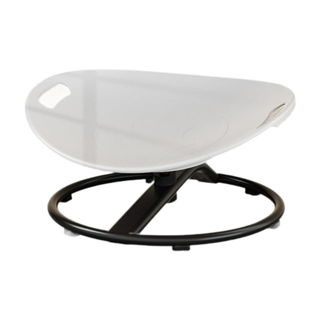 DOLITY Chaise Pivotante Sensorielle pour Enfants Siège de Chaise Rotatif Amusant pour Fête Chambre Anniversaire Gris