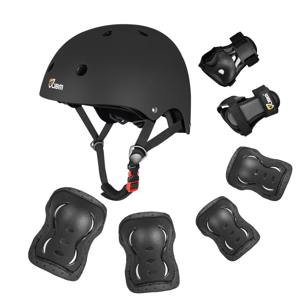 Adjustable Helmet Elbow Wrist and Knee Pads for Kids Branches&tree 7 Set Kids Protective Gear Set for Skateboarding Biking Skating 