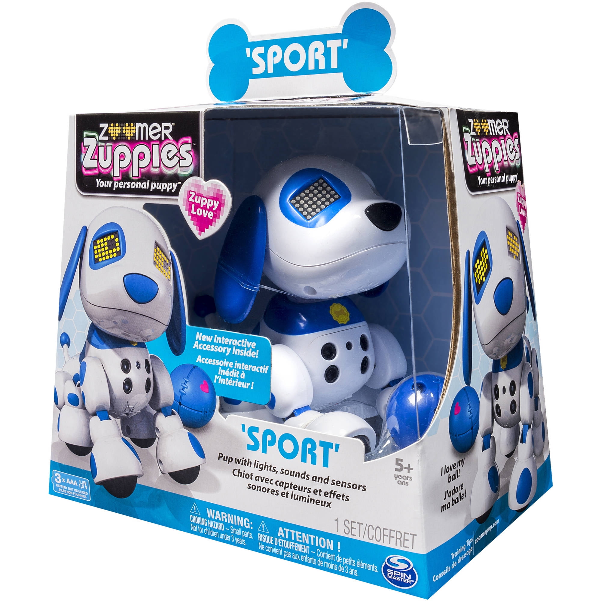 Zoomer Zuppies Interactive Puppy Zuppy Love Sport Walmart Com