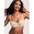 thumbnail image 3 of Sostén DOBREVA 42B Balconette de Encaje Push Up Beige, 3 of 8
