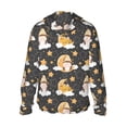 thumbnail image 3 of Haiem Cute Bee Gnome UPF 50+ Fishing Shirts for Men Long Sleeve UV Sun Protection Hoodie Non-Mask Outdoor Hiking Shirts, 3 of 9
