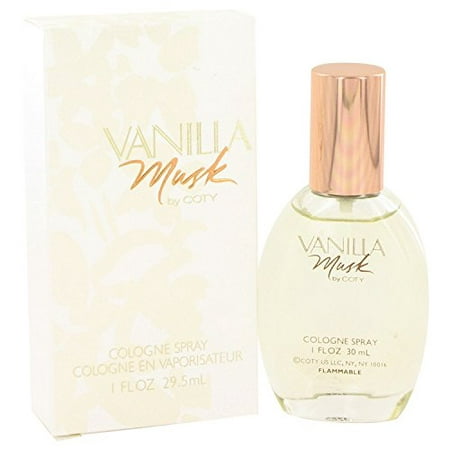 Vanilla Musk Perfume By Coty Cologne Spray 1 Oz (Best Sweet Vanilla Smelling Perfume)
