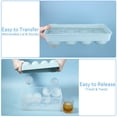 thumbnail image 2 of Moldes para cubitos de hielo WIBIMEN, grandes y redondos, 2,5 cm, 8 bolas azules, paquete de 2, 2 of 6