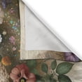 thumbnail image 3 of Ambesonne Floral Eucalyptus Kitchen Curtains, Boho Wild Garden, 55"x39", Rose and Olive Green, 3 of 3