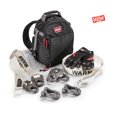 thumbnail image 1 of Warn Winch Rigging Kit 97565 Epic; Includes Two 3/4 Inch 18000 Pound Capacity Shackles; 14400 Pound Capacity Tree Trunk Protector; 12000 Pound Capacity Snatch Block; Premium Recovery Strap, 1 of 4