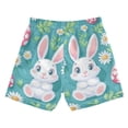 thumbnail image 7 of FORMRS Boys Swim Trunks Quick Dry Mesh Liner Boardshorts Sizes XS-XL, Cartoon Easter Bunny, 7 of 7