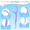 thumbnail image 4 of Abaima 200 Count Individually Wrapped Dental Floss Picks for Adults & Kids, Mint Flossers Singles Bag for Travel, Oral Hygiene Essentials for Adults Kids, Office Hotel Restaurant Clean Teeth, 4 of 7