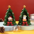 thumbnail image 3 of Árbol de Navidad decoraciones de luz escena decoración Navidad resina artesanía Día de San Valentín regalos de Navidad Sincero Electrónica, 3 of 5