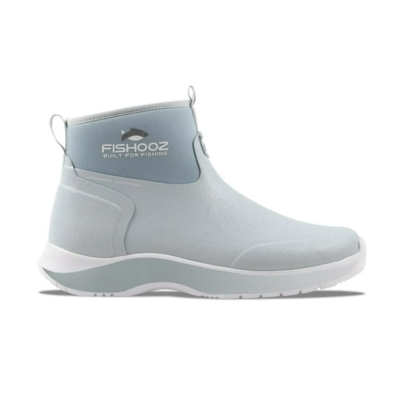 Fishooz DryRun Ankle Boots, Waterproof Breathable Fishing Boots, Ghost/White, Size 9 (DRA-MA-GST-M09)