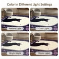 thumbnail image 7 of ODIKA 5'x7' Ultra-Soft Area Rug, Goth Minimalist Vintage Gothic Ornamental Motif Phase Arch Mystical None Washable, Bare feet friendly, Silk-Touch for Bedroom Home office, 7 of 7